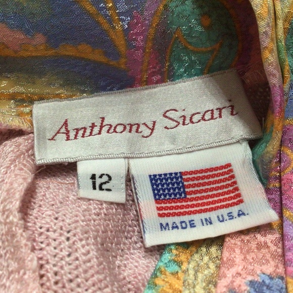 Vintage Anthony Sicari sweater and skirt set. Size 12. Made in USA - Picture 5 of 10